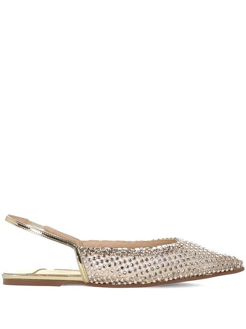 Gold-tone flat slingback LE SILLA | 9034D020MTPPSTE907